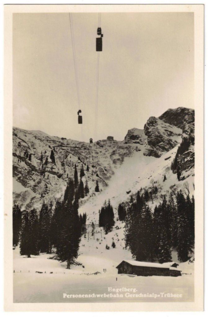 Cartoline postali: Engelberg - Luftseilbahn Gerschnialp--Trübsee – Usato da Binningen venduto da Mountainrider