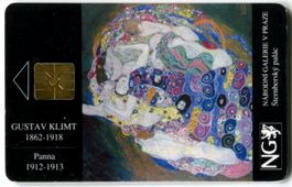 Telefonkarte "Malerei. Gustav Klimt". Tschechien
