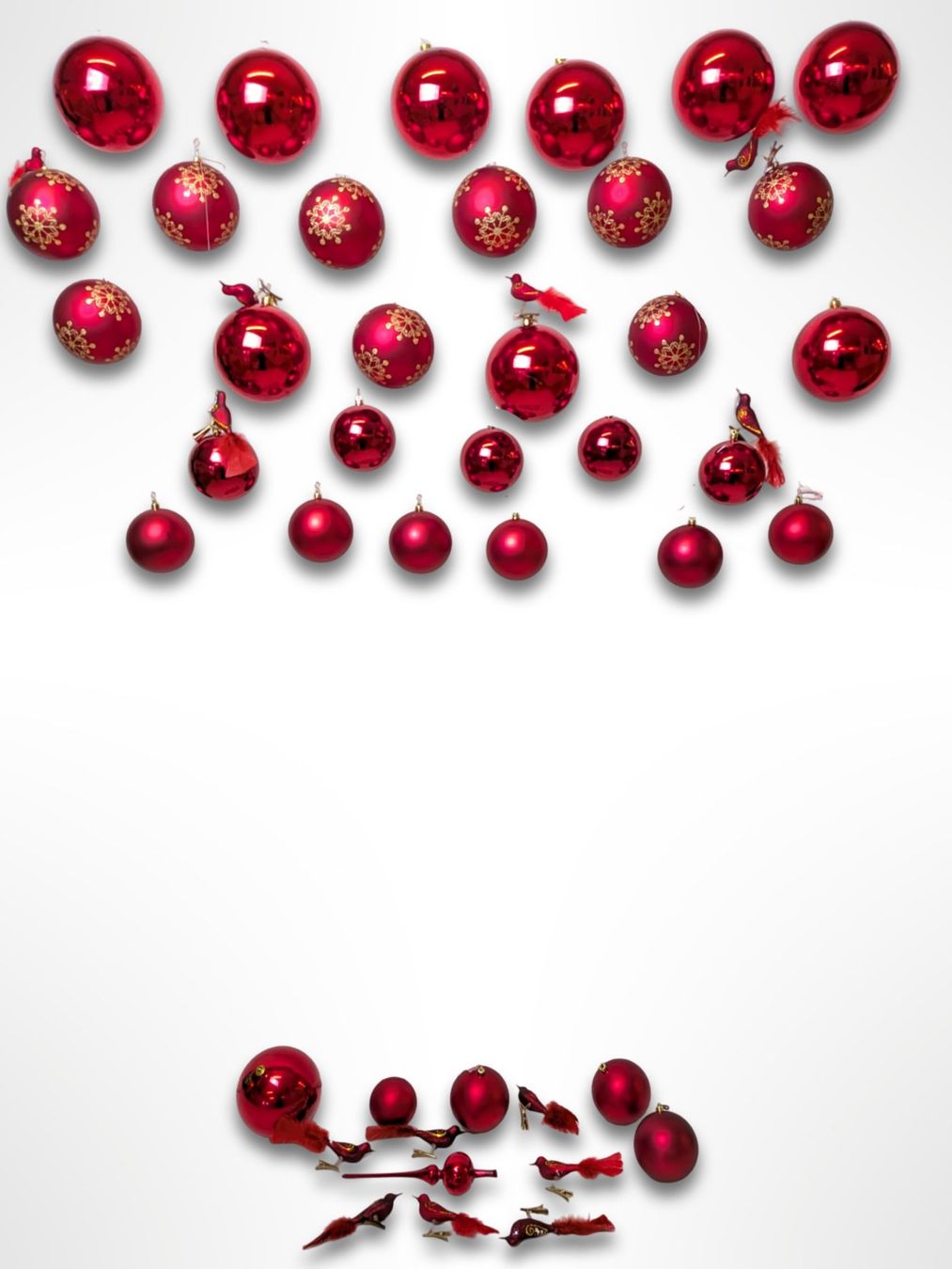 Tutte le decorazioni: Weihnachtskugeln Set Rot 48 Stück – Usato da Suhr venduto da Restwert_Suhr 1