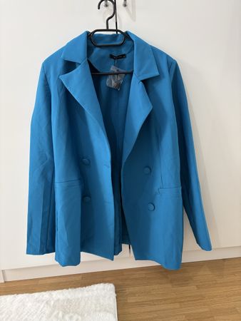 Neuwertiger, blauer Blazer – Der perfekte Übergangsjacke!