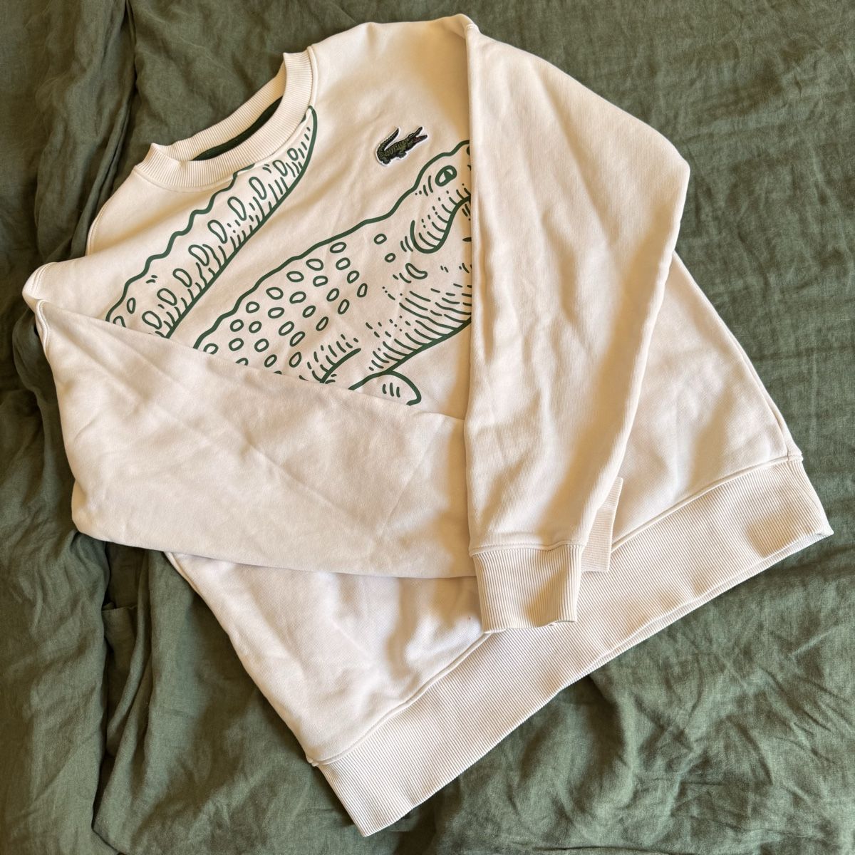 Lacoste Pullover & Sweatshirts: Lacoste Pullover cremeweiss Grösse M Loose Fit – Neu (gemäss Beschreibung) aus Bern von fab_315