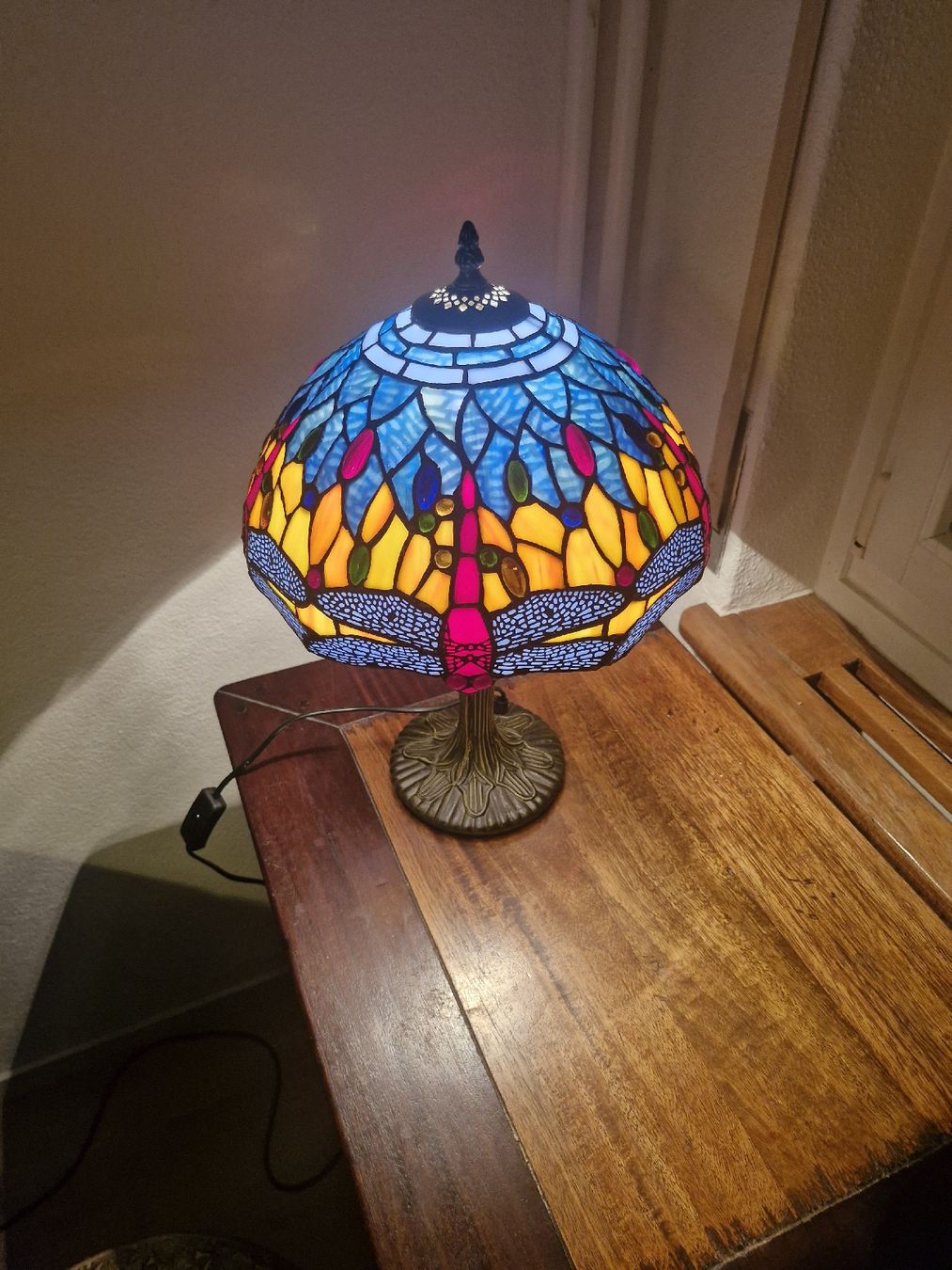 Lampade: Dragonfly Tiffany Tischlampe – Usato da Zürich venduto da Aisha8 1