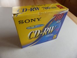 Disc CD--RW - 700 MB SONY - 5 Pack