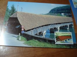 Satz Maximumkarten Sondermarken Brücken 1991