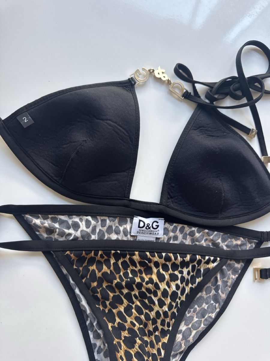 Dolce & Gabbana Costumi da bagno & Bikini: Dolce & Gabbana Bikini mit Leo-Print – Usato da Rotkreuz venduto da Mini_mela33 4