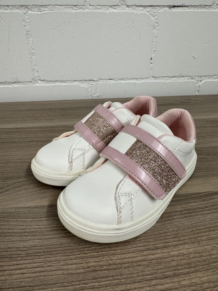 Tommy Hilfiger Schuhe für Mädchen: Tommy Hilfiger Sneaker Grösse 25 weiss/rosa – Gebraucht aus Geroldswil von CarrieO91