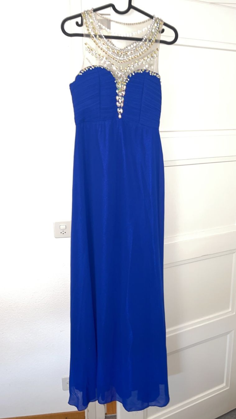Vestiti: Elegantes Abendkleid mit Strass blau Gr. S – Nuovo (secondo la descrizione) da Münchenstein venduto da nel_57mj 9