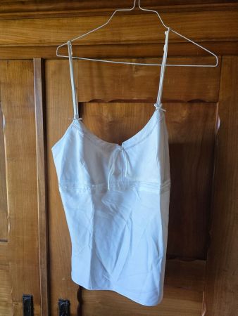 weisses Damen Top Oberteil Unterwäsche Gr. FR 44 Etam