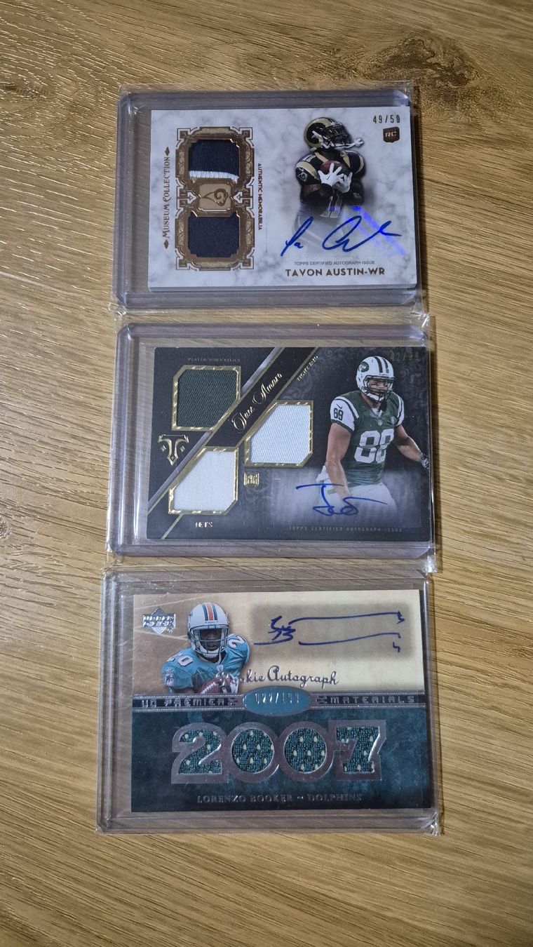 Topps Carte collezionabili: Topps Upper Deck Patch Auto Football Cards Lot  – Nuovo (secondo la descrizione) da Uetikon am See venduto da vi3nnaC4lling