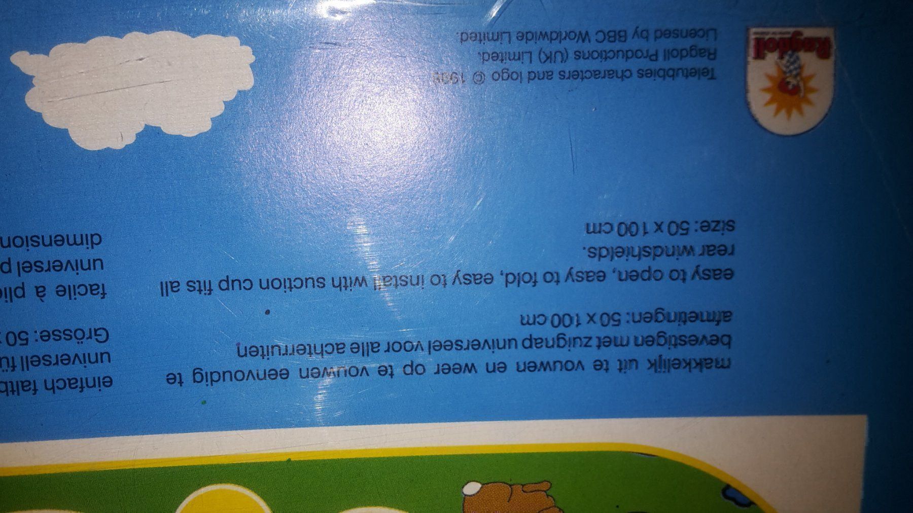 Toutes les pièces détachées: Heckscheibenschutz Teletubbies – Neuf avec emballage d'origine à Schwarzenburg par Flamingo07 1