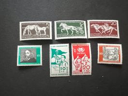 DDR 1958  Nr. 640-646 *  (5589)
