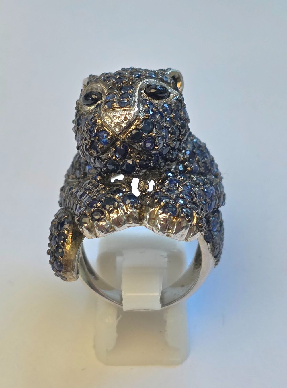 Anelli: Ring Panther blauer Saphir Damen Grösse 57 – Nuovo (secondo la descrizione) da Zürich venduto da adriben 8