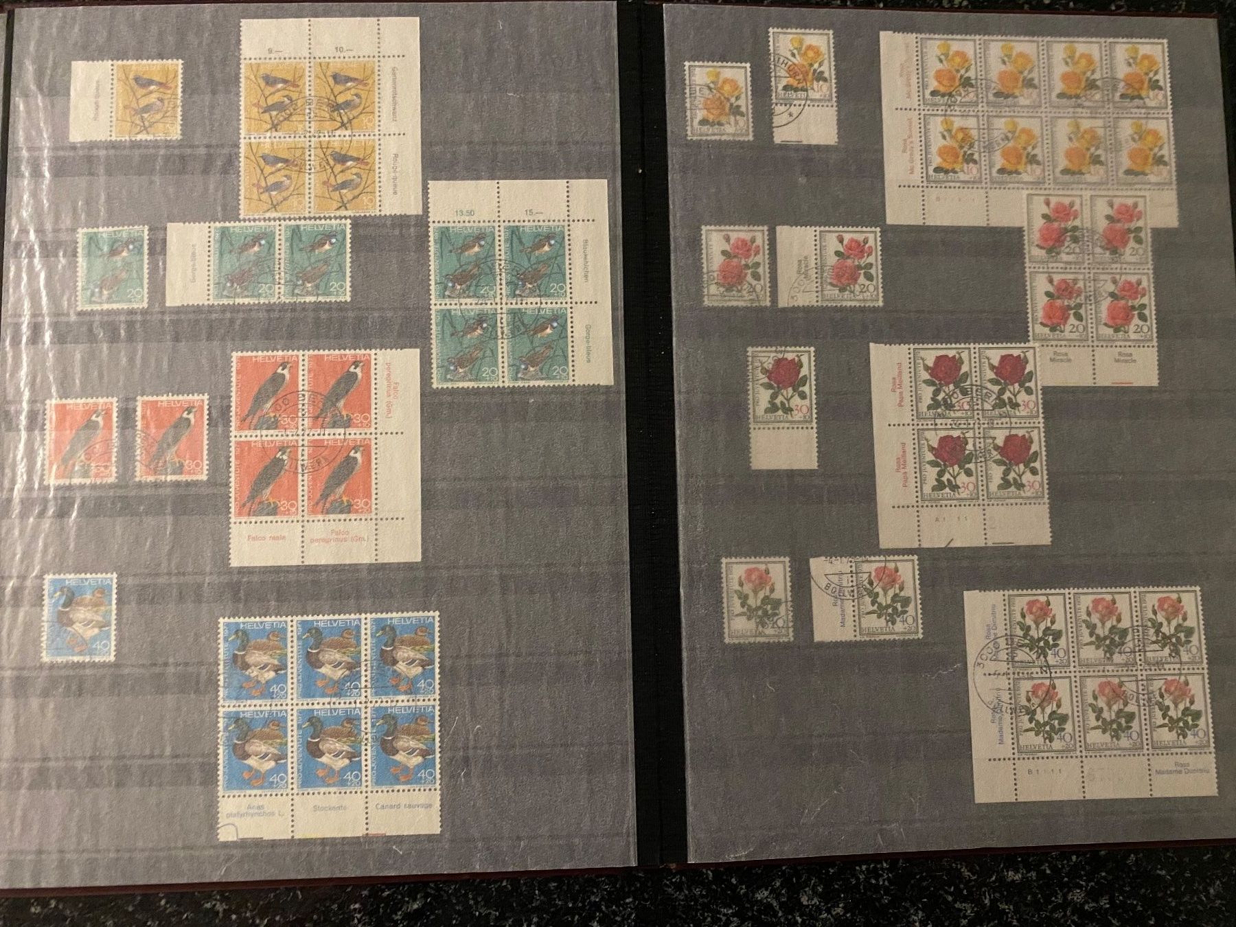 Alben: Briefmarkenalbum - Schweizer Sammlung Pro Juventute – Gebraucht aus Bätterkinden von Albera