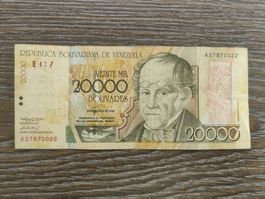 Venezuela 20'000 Bolivares 2001 !!!!!