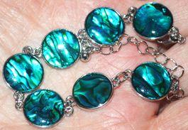 Armband L-5738 – Abalone Muschel Rund 15,5 + 5 cm