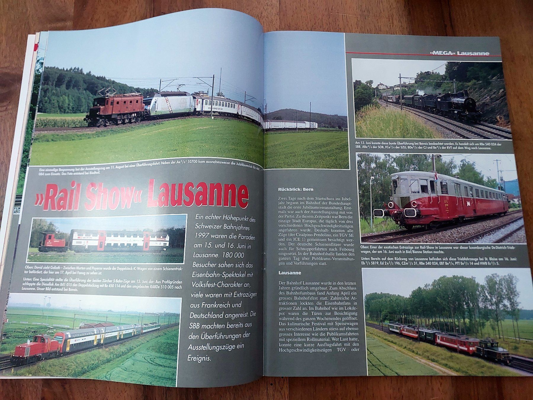 Riviste & Magazine: Eisenbahn-Kurier - Schweiz 1997 – Usato da Schönenwerd venduto da Steidi 6