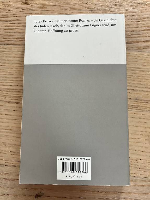Bücher: Jakob der Lügner - Juren Becker – Gebraucht aus Bülach von nick046 1
