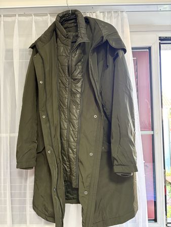 Dunkelgrüne Winterjacke von Ulla Popken