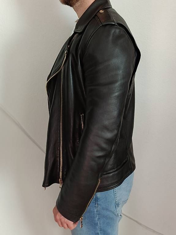 Vestes: Balmain Lederjacke Gr. 52 – D'occasion à Sissach par jgt_6k76 2