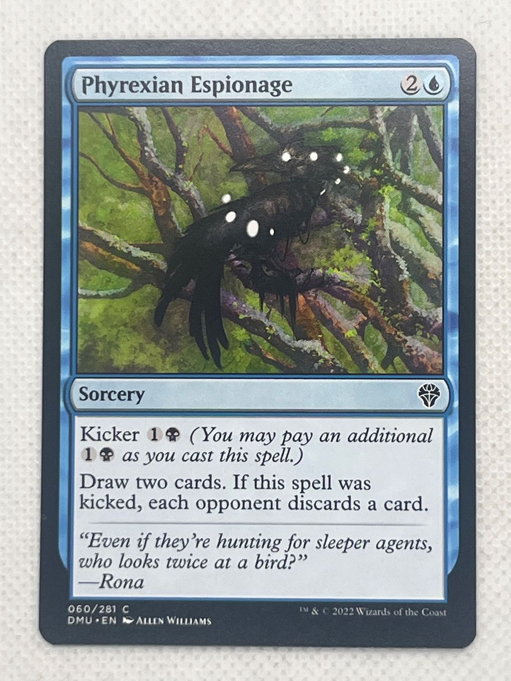 Magic The Gathering Carte collezionabili: Magic the Gathering Phyrexian Espionage – Usato da Hinterkappelen venduto da Kim1992