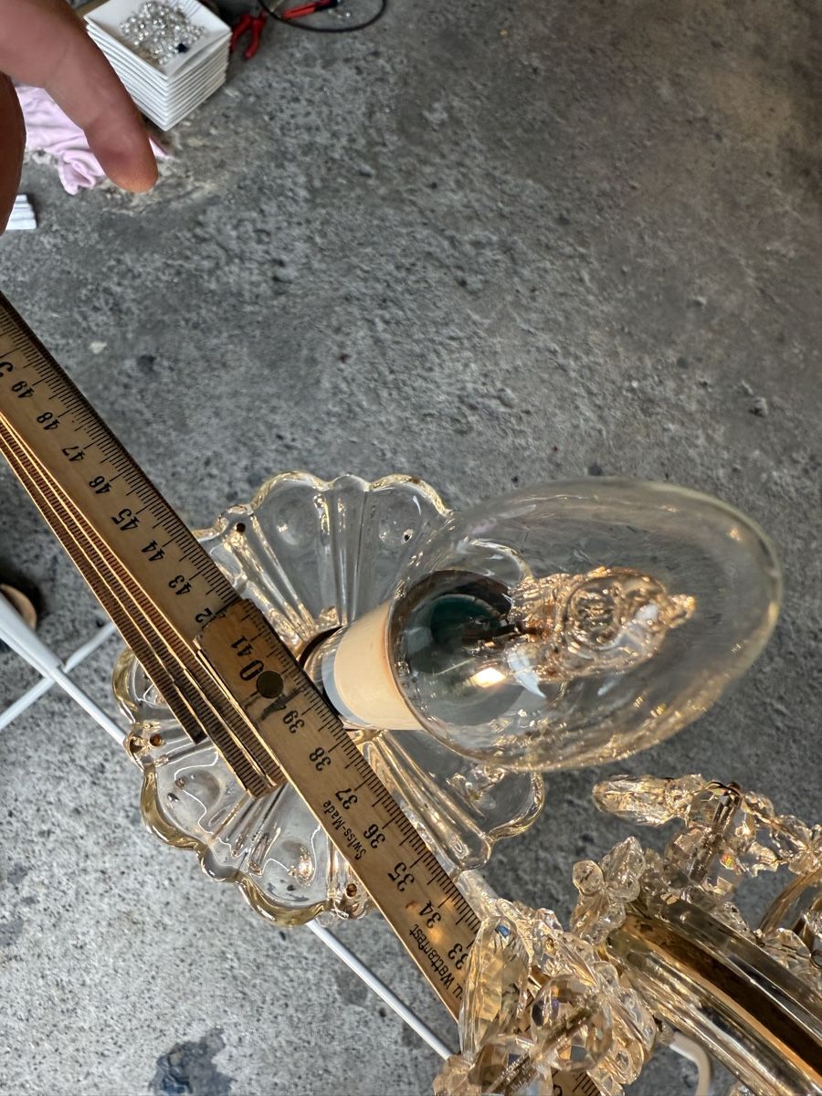 Lampadari & plafoniere: Glass Kristall Kronleuchter Alt – Usato da Benglen venduto da Dubai1234 3