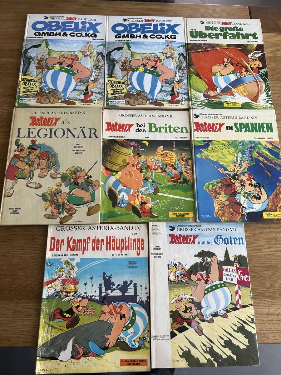 Comics: 8 Asterix und Obelix Comics/ Bänder – Gebraucht aus möhlin von Caja1