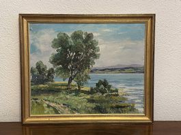Dekoratives Ölgemälde auf Leinwand  46×38 cm