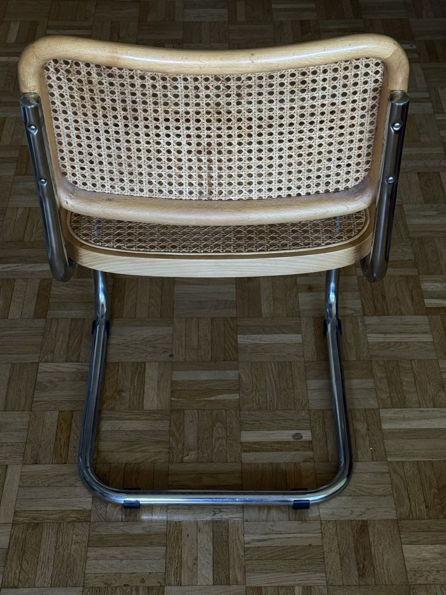 Chaises: Freischwinger mit Korbgeflecht ähnlich Thonet – D'occasion à Zürich par Fahrenhyde 7