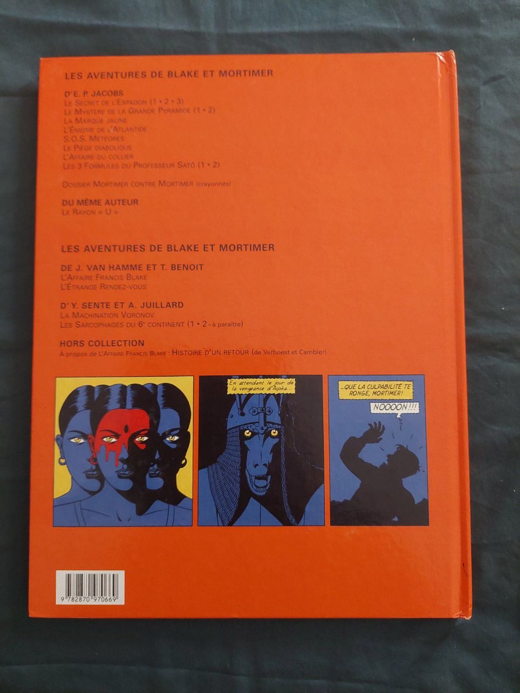 Fumetti: Blake et Mortimer Les Sarcophages du 6ème Continent EO 2003 – Usato da Genève venduto da Blu_BD 1