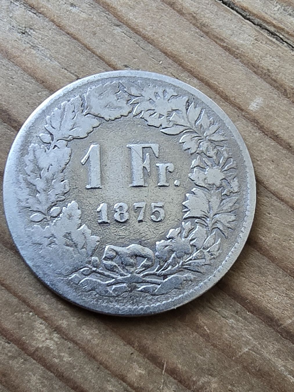 Tutti le monete: 2STÜCK 1FRANKEN 1875 SILBER 835 – Usato da Pfäffikon SZ venduto da 26.4.14.17.25 1