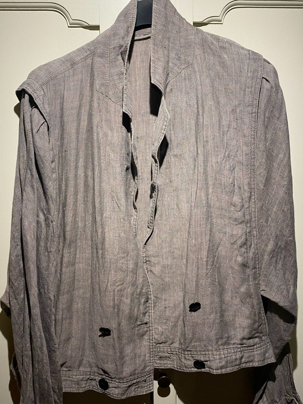 Giacche: DAMEN JACKE ,GRAU-LEINEN – Usato da Meienried venduto da ManuelaBoutique 4