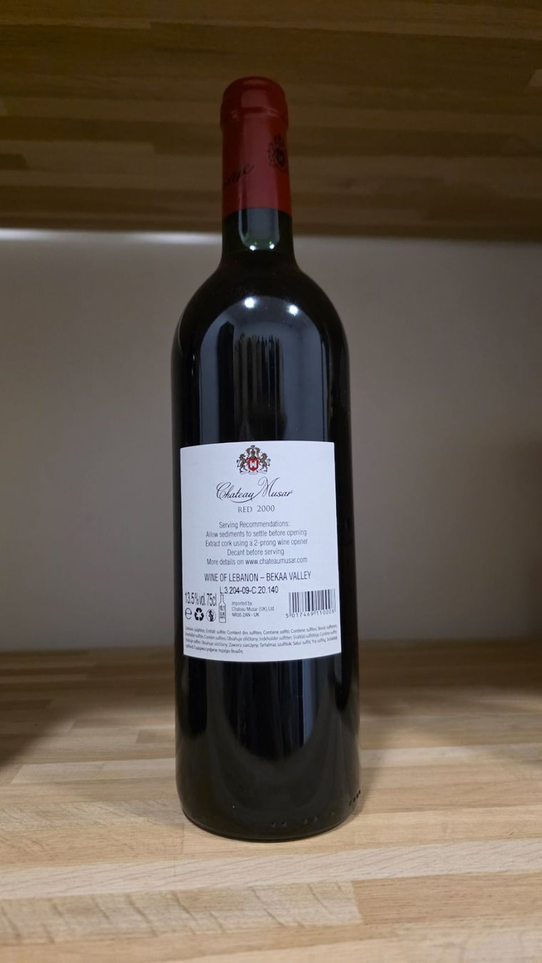Vino: Chateau Musar 2000 - 75cl – Usato da Steinmaur venduto da Mediascan 1