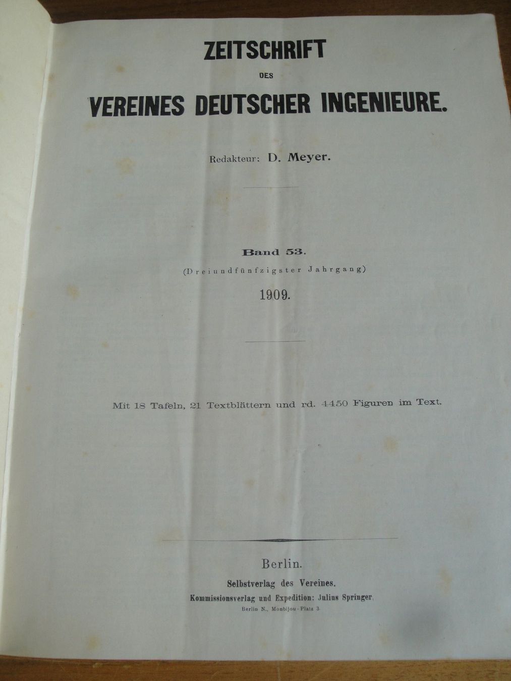 Libri: Technikbuch 1909 Deutscher Ingenieure – Usato da Trachslau venduto da bastet06 1