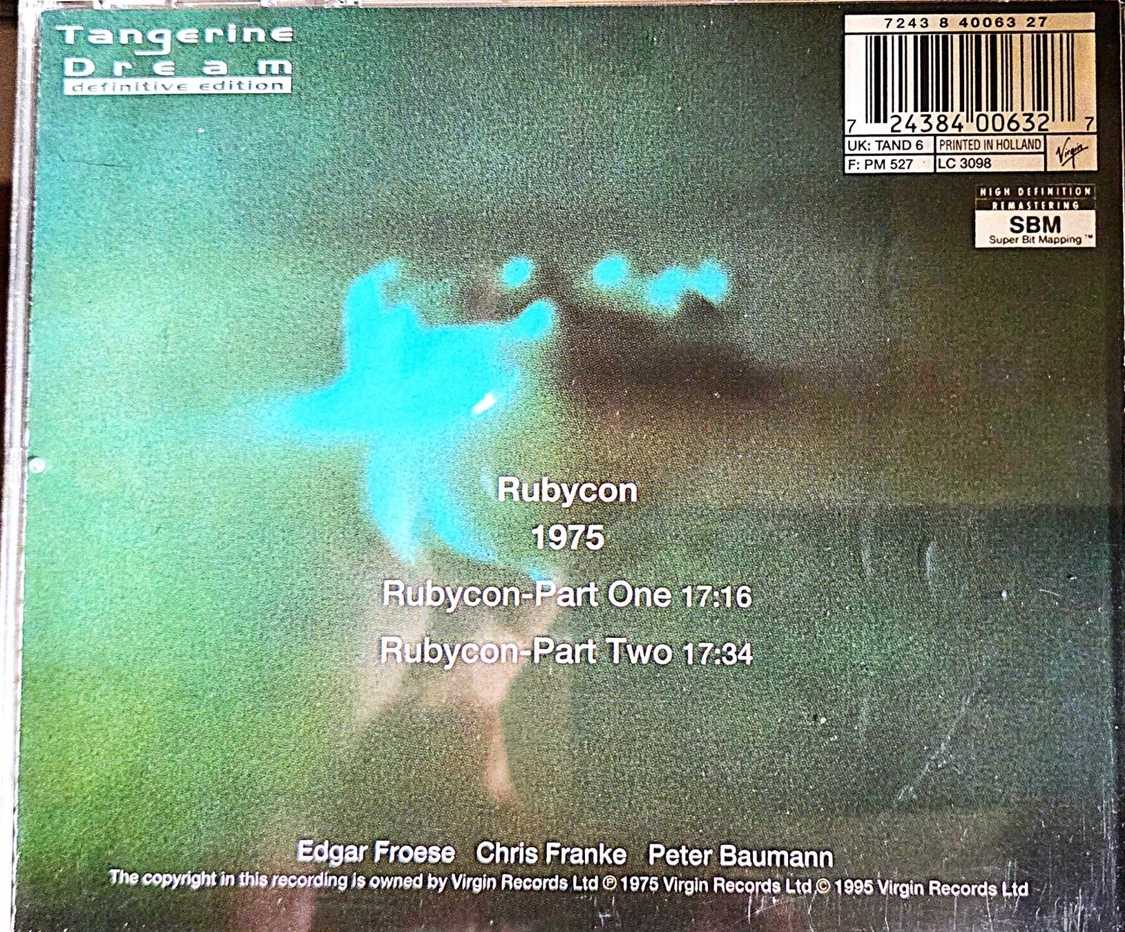 CDs: Tangerine Dream - Rubycon – Gebraucht aus Biberist von Beaver58 1