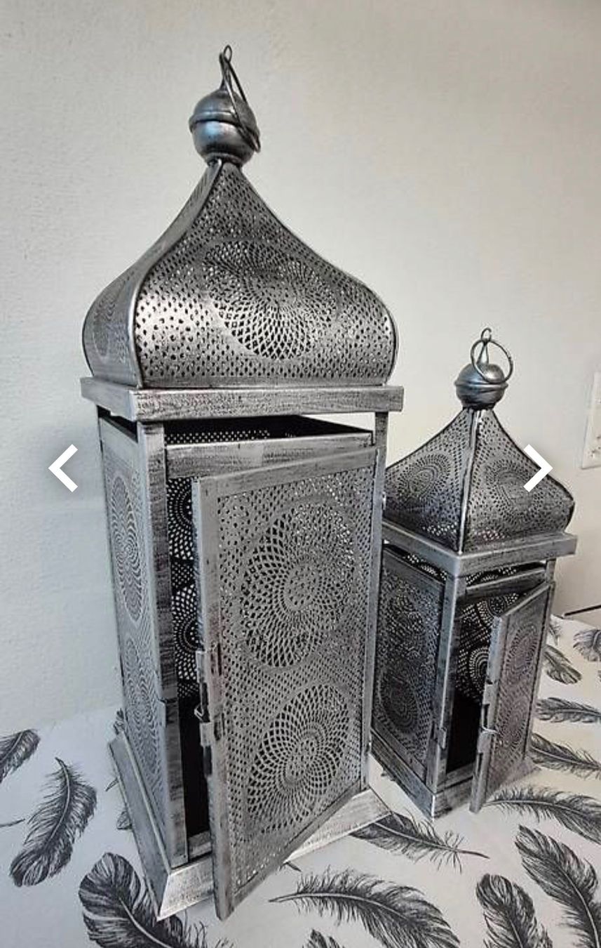 Lanterne: Schönes 2er Set Laternen im orientalischen Stil – Usato da Bern venduto da hinterdemberg 1