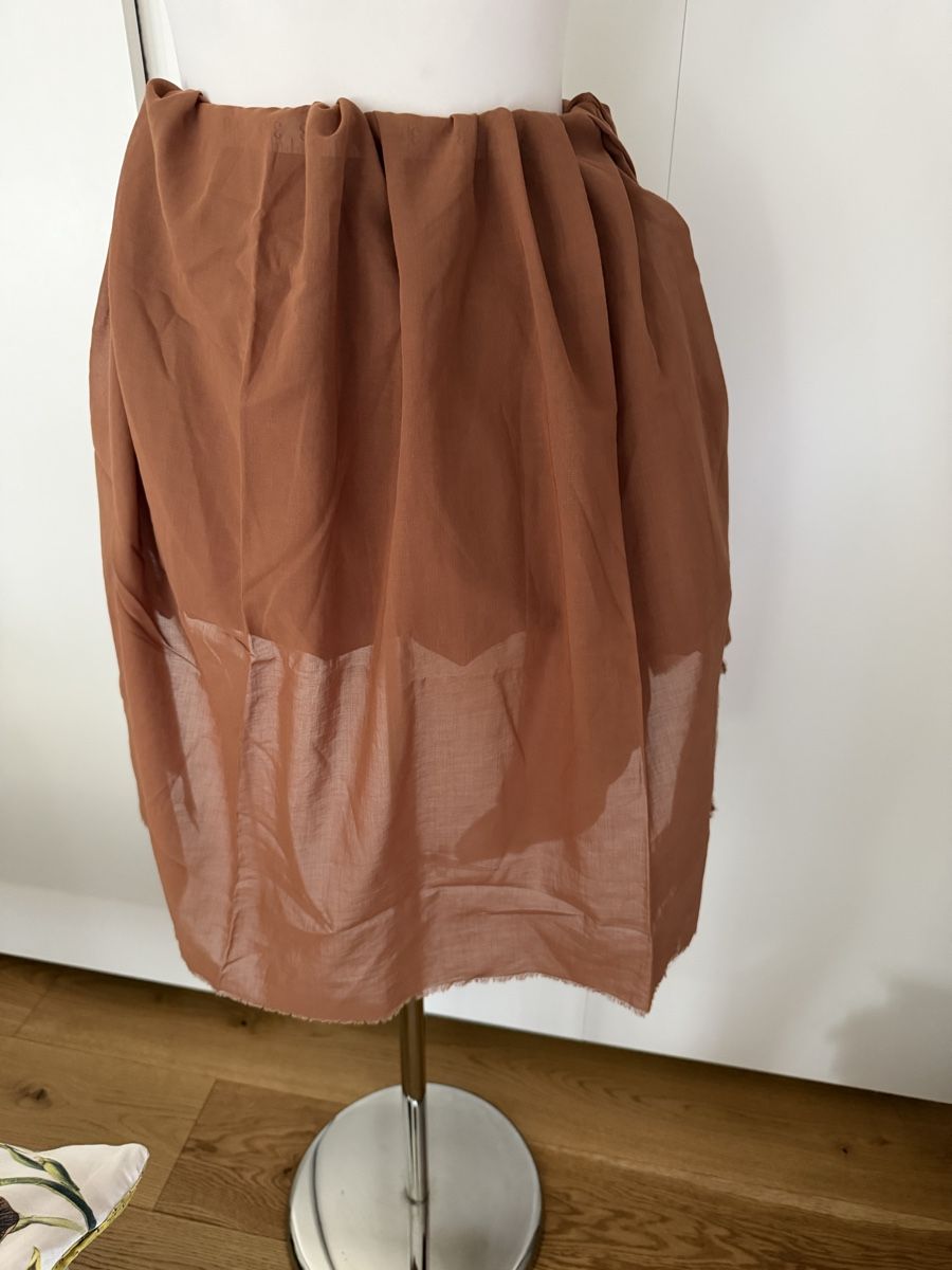 Tissus: Stoff braun leicht transparent, 100 % Baumwolle – Neuf (Voir description) à Winterthur par tat_ky5h 1