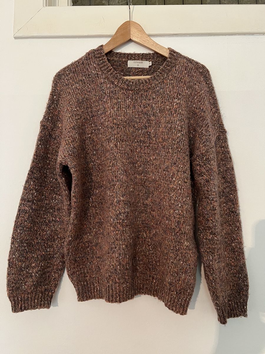 Cream Maglioni & Felpe: Damen Pullover Cream, bunt meliert, Grösse S – Usato da Basel venduto da evaelette