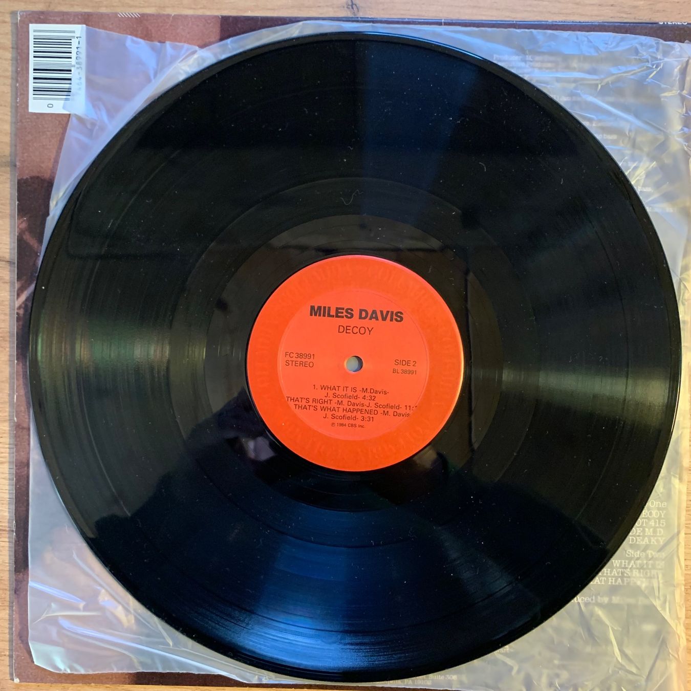 Dischi in vinile: MILES DAVIS - DECOY...OG CAN 1984...VG+/VG+ – Usato da Gals venduto da Diskopatshop 2