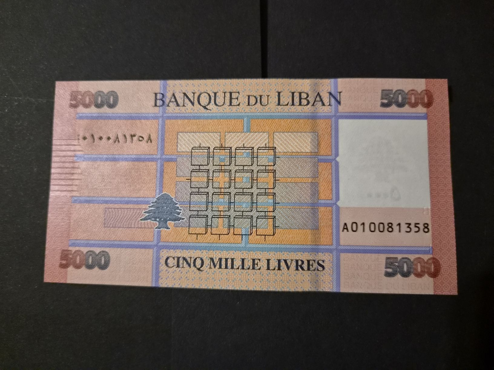 Banconote: Liban 5.000 livres P91 UNC – Nuovo (secondo la descrizione) da Versoix venduto da rucio