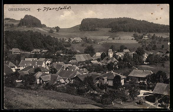 Ansichtskarten: AK Ursenbach, Ortsansicht – Gebraucht aus Berlin von bartko-reher