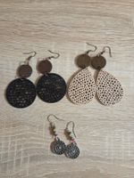 Lot de 3 paires de boucles d'oreilles fantaisie