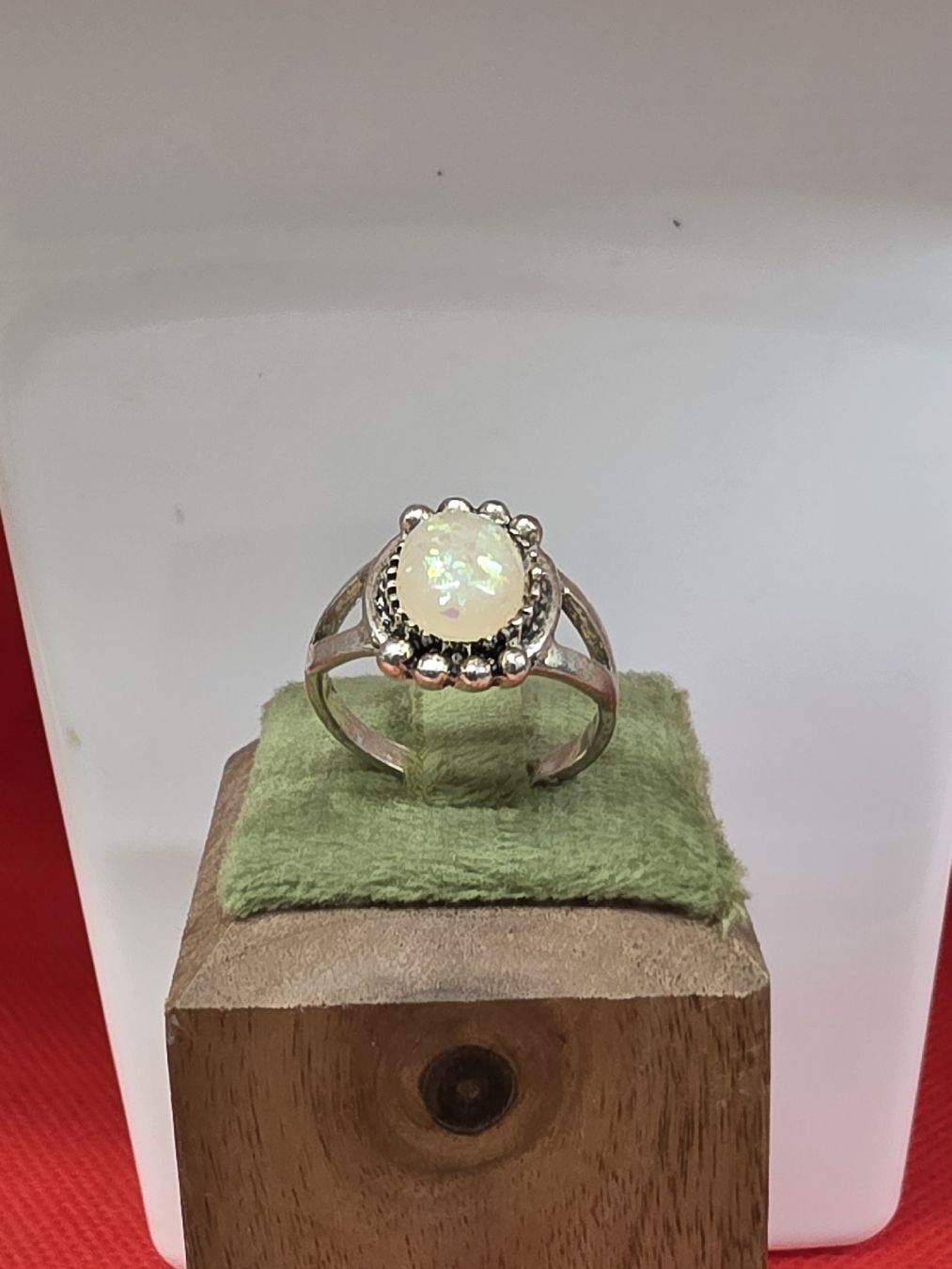 Bagues: Ring Opalachat Vintage Groesse 18 – D'occasion à Herisau par Antiques.AR