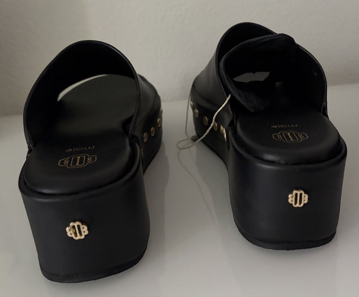 Maje Scarpe da donna: MAJE Leder Sandalen GR. 38 – Nuovo e nell'imballaggio originale da Schaffhausen venduto da London114 2