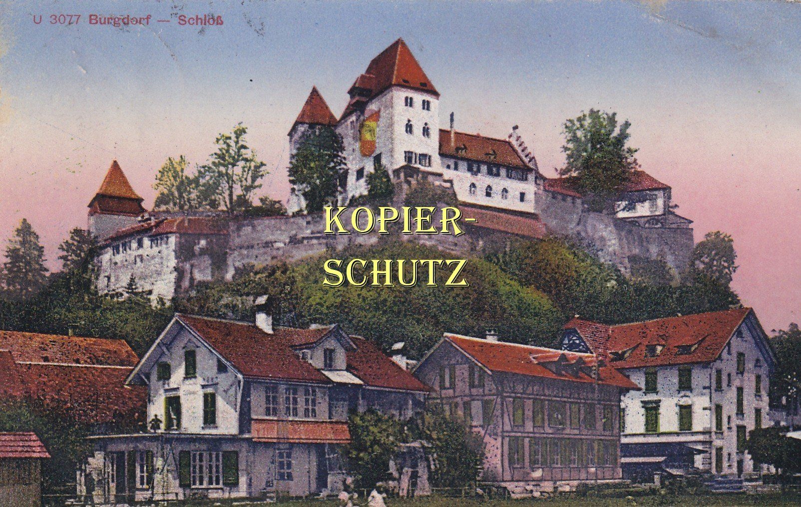 Cartoline postali: Burgdorf - Schloss /bb – Usato da Hombrechtikon venduto da Rudolf07