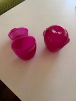 Tupperware Apfel-Boxen Set pink zwei Stück gebraucht