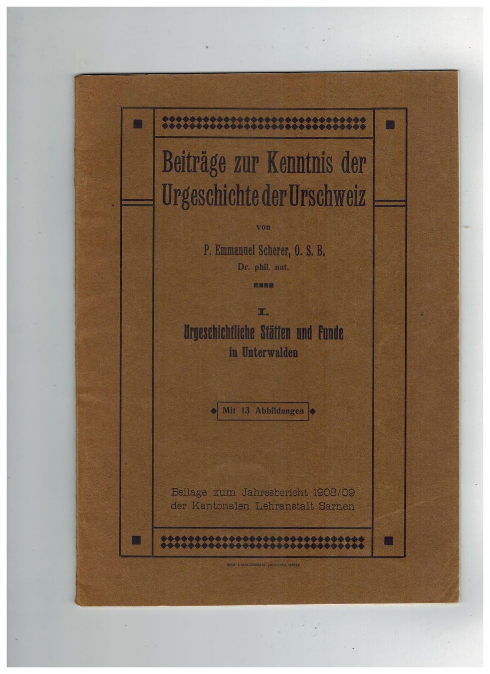 Libri: Archäologie: Urgeschichte der Urschweiz – Usato da Biel-Benken BL venduto da rud_yc8p 1