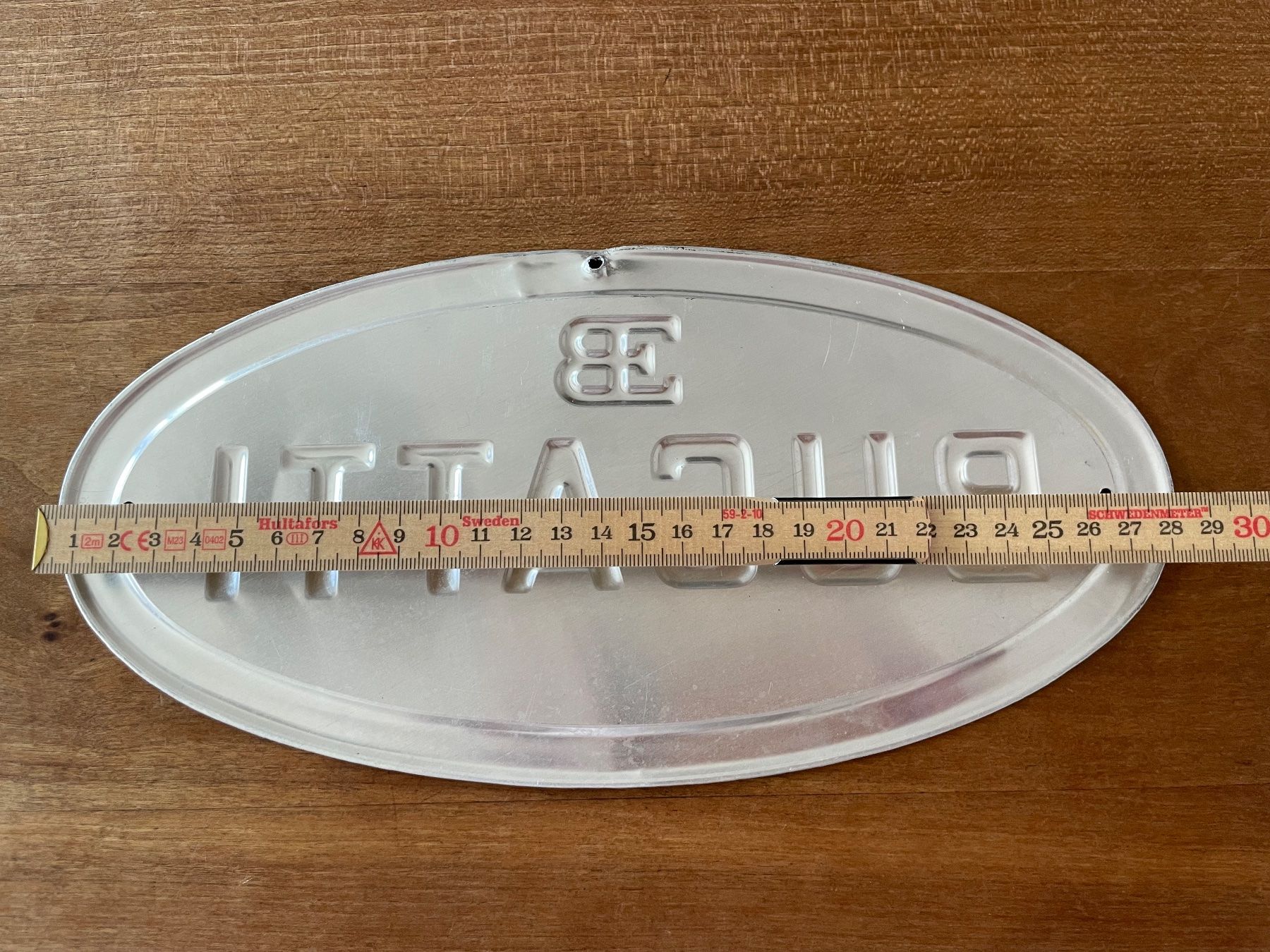 Bugatti Schilder: Blechschild Bugatti – Gebraucht aus Luzern von mintcar 2