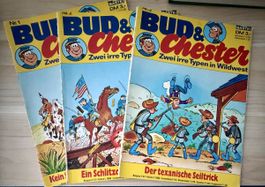Bud und Chester (Blauen Boys) Bastei Verlag 1-3 zusammen 