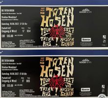 2x Die toten Hosen Tickets Sitzplätze Wankdorf 19.06.2027