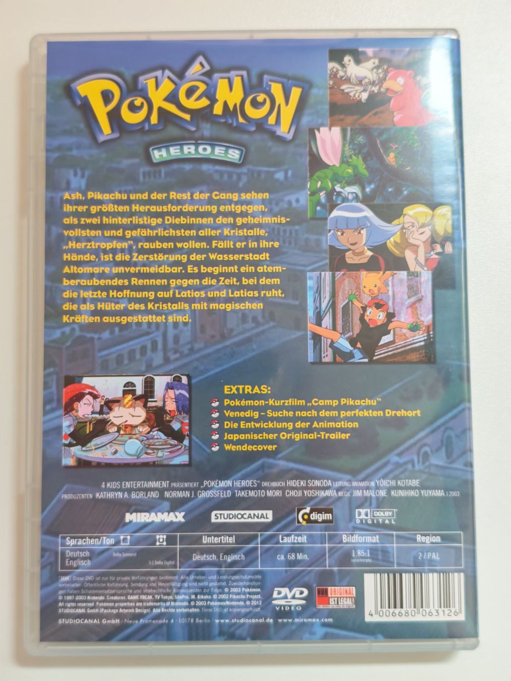 Tous les DVDs: Pokémon: Heroes – D'occasion à Liestal par Kratzilla 2